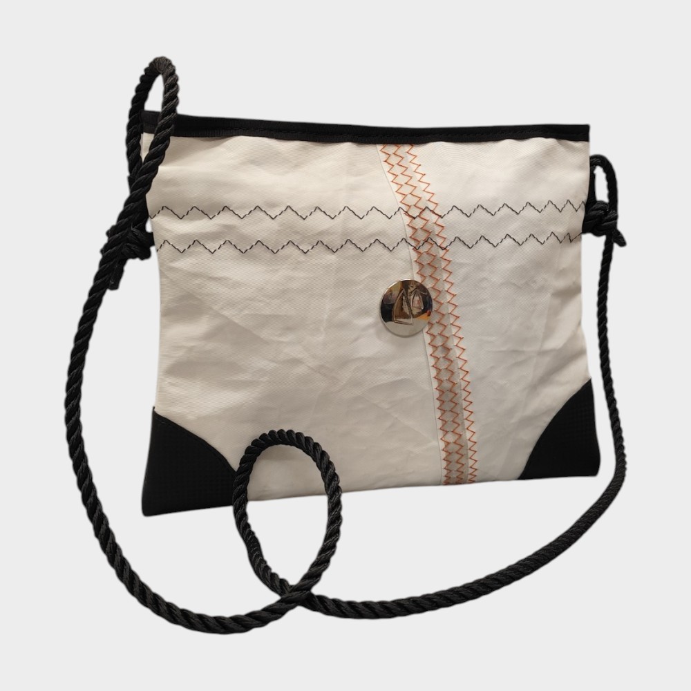 Milos - Black & Red Sew Oblique